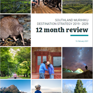 Southland Murihiku Destination Strategy 2019-2029 12 Month Review